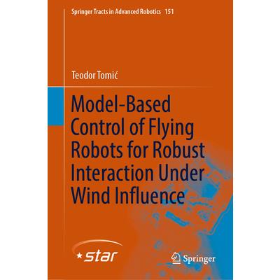 Model-Based Control of Flying Robots for Robust Interaction Under Wind Influence