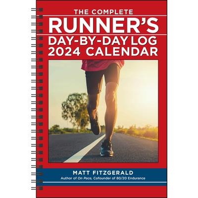 The Complete Runner’s Day-By-Day Log 2024 12-Month Planner Calendar
