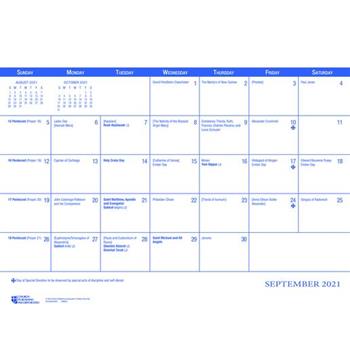 2022 Parish Wall Calendar