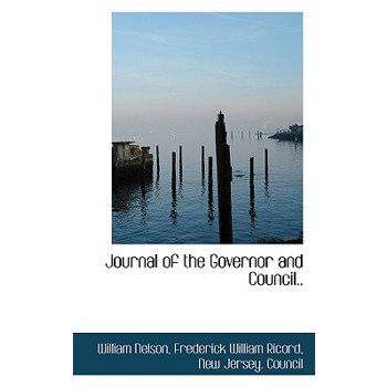 Journal of the Governor and Council..