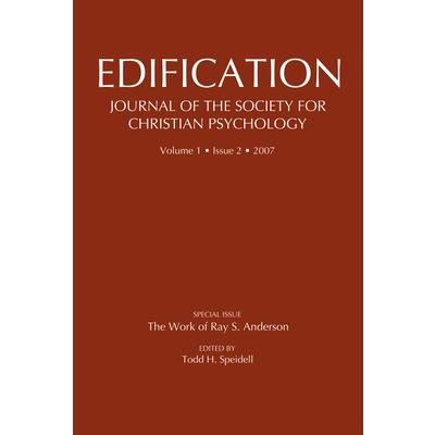 Edification-Journal of the Society of Christian Psychology