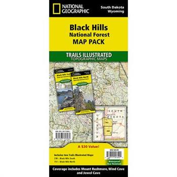 National Geographic Black Hills National Forest Map Pack Bundle