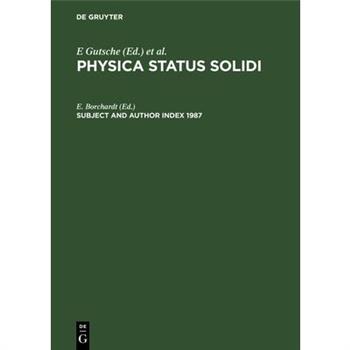 Subject and Author Index 1987