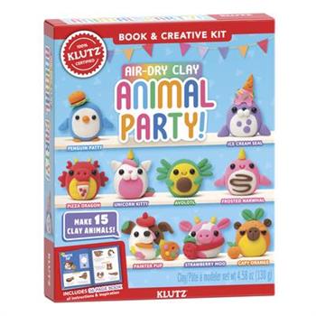 Air-Dry Clay Animal Party!