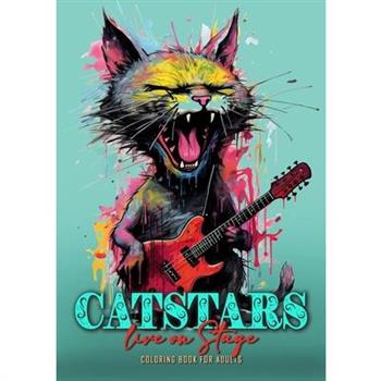 Catstars live on Stage Coloring Book for Adults