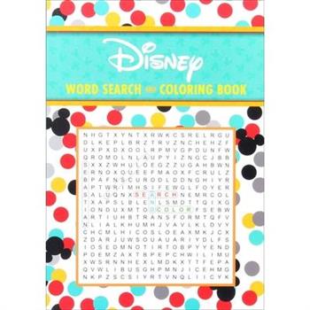 Disney Word Search and Coloring Book