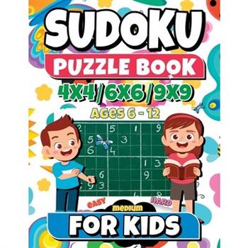 SUDOKU Puzzle Book for kids ages 6-12