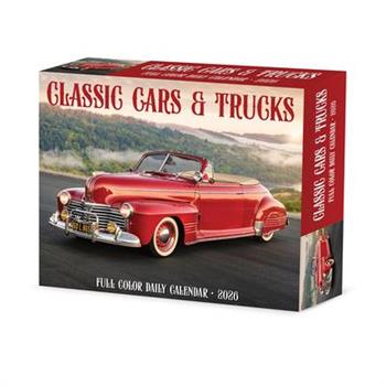 Classic Cars & Trucks 2026 5.4 X 6.2 Box Calendar