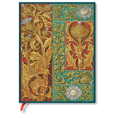 Paperblanks Wild Thistle Vox Botanica Softcover Flexi Ultra Lined Elastic Band Closure 176 Pg 100 GSM