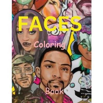 Faces Coloring Book