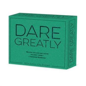 Dare Greatly 2026 5.4 X 6.2 Box Calendar
