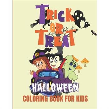 Trick or Treat Halloween coloring book for kids
