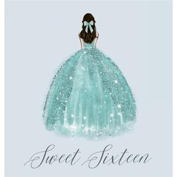 Sweet sixteen guest book, party Guest book, birthday party guest book to sign