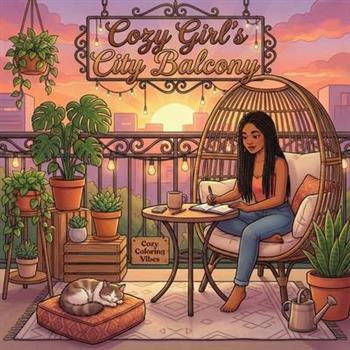 Cozy Girl's City Balcony