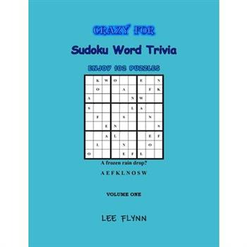 Crazy For Sudoku Word Trivia Volume One