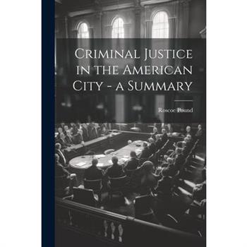 Criminal Justice in the American City - a Summary