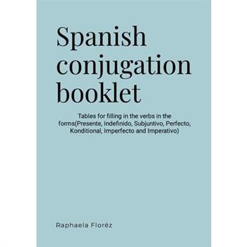 Spanish conjugation booklet