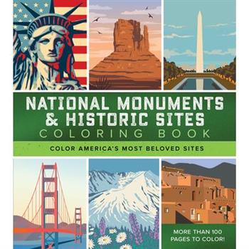 National Monuments & Historic Sites Coloring