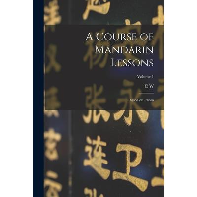 A Course of Mandarin Lessons