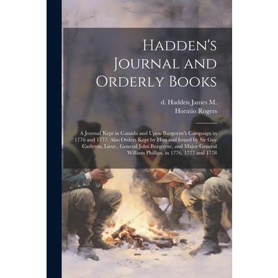 Hadden's Journal and Orderly Books
