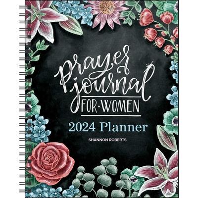 Prayer Journal for Women 12-Month 2024 Monthly/Weekly Planner Calendar