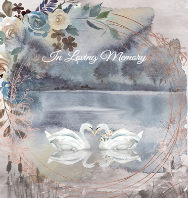 Funeral Guest Book, In Loving Memory, Memorial Guest Book, Condolence Book, Remembrance Book for Funerals or Wake