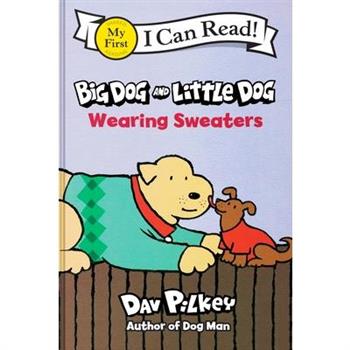Big Dog and Little Dog Wearing Sweaters