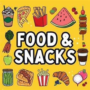 Food and Snacks Coloring Book