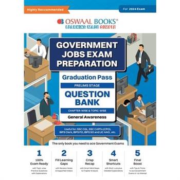 Oswaal Government Exams Question Bank Graduation Pass General Awareness for 2024 Exam