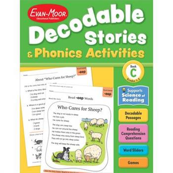 Decodable Stories and Phonics Activities, Level C, Grade 1 - 2 Workbook