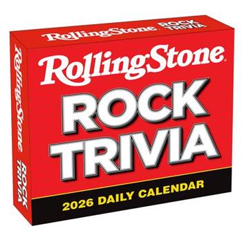 2026 Rolling Stone Rock Trivia Boxed/Daily Calendar