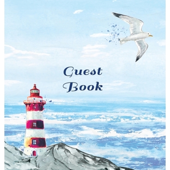 GUEST BOOK FOR VACATION HOME, Visitors Book, Beach House Guest Book, Seaside Retreat Guest Book, Visitor Comments Book.