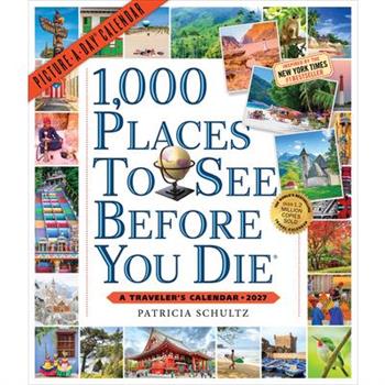 1,000 Places to See Before You Die Picture-A-Day(r) Wall Calendar 2027