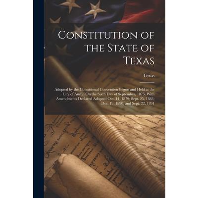 Constitution of the State of Texas