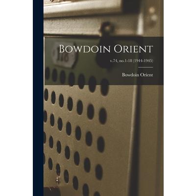 Bowdoin Orient; v.74, no.1-18 (1944-1945)