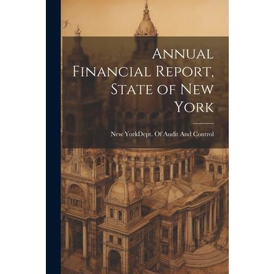 Annual Financial Report, State of New York