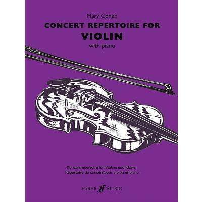 Concert Repertoire for Violin