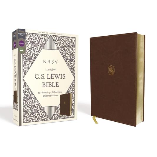 Nrsv, the C. S. Lewis Bible, Leathersoft, Brown, Comfort Print