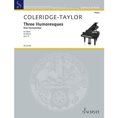 Coleridge-Taylor: Three Humoresques Op. 31 for Piano