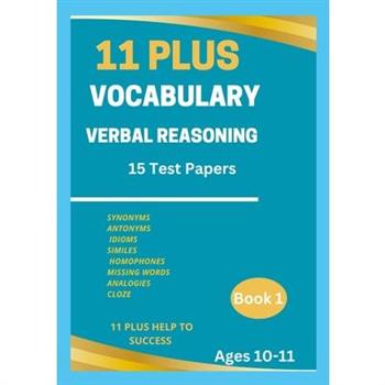 11 Plus Vocabulary Verbal Reasoning Book