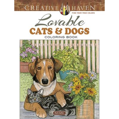 Creative Haven Lovable Cats and Dogs