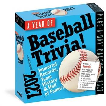 A Year of Baseball Trivia! Page-A-Day(r) Calendar 2027