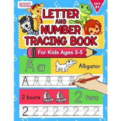 Letter And Number Tracing Book For Kids Ages 3-5