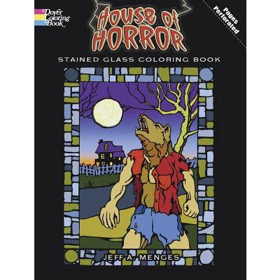 House of Horror Stained Glass Coloring Book