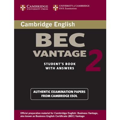 Cambridge Bec Vantage 2 Student’s Book with Answers