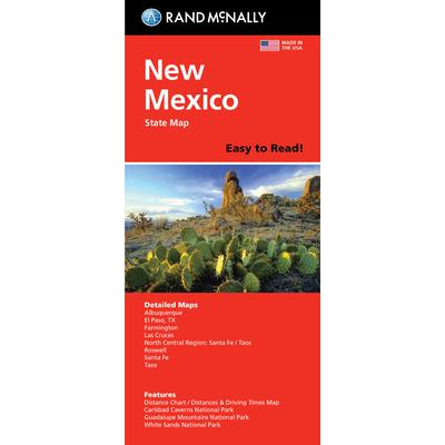 Rand McNally Easy to Read Folded Map: New Mexico State Map