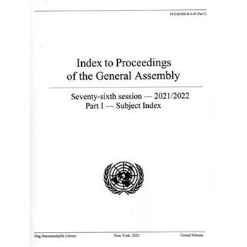 Index to Proceedings of the General Assembly 2021/2022