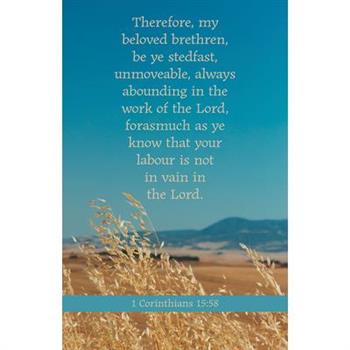 General Worship Bulletin: Be Ye Stedfast (Package of 100)