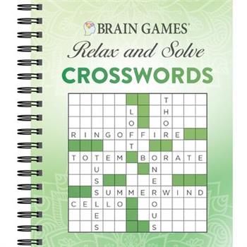 Brain Games - Relax and Solve: Crosswords (Green)