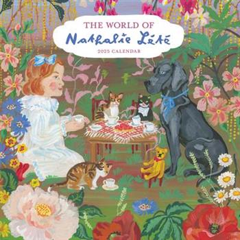 World of Nathalie L矇t矇 Wall Calendar 2025